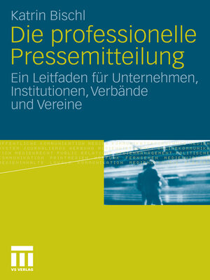 cover image of Die professionelle Pressemitteilung